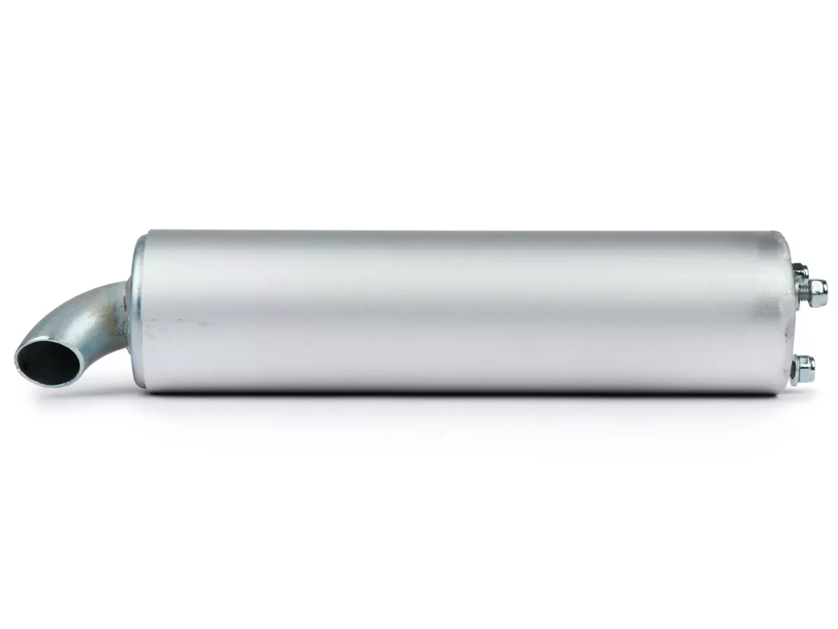 Silenciador trasero -VMC Tork S&B longitud 235mm, Ø60mm diámetro exterior, tubo perforado Ø23mm diámetro interior, círculo de agujeros Ø42.5mm- aluminio