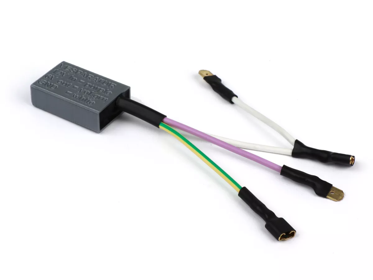 Convertidor de tensión -reparación- de 12 V a 6 V CC para bocina de 6 V CC - universal