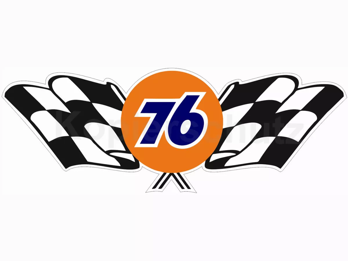 Sticker -140 x 50mm- „76 Flags“