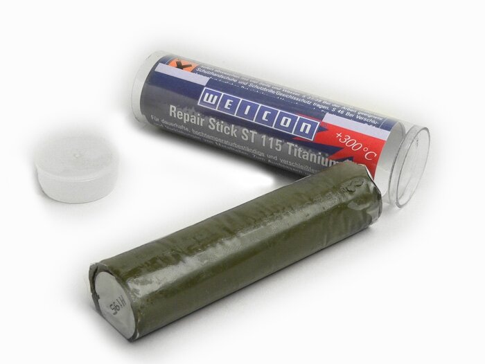 Smidesmetall - Kallmetall -WEICON Repair Stick Titanium- 57g