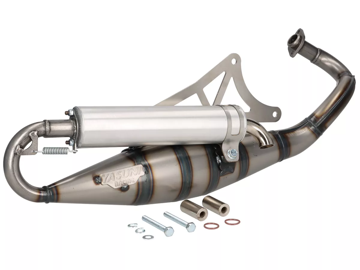 Avgasrör -YASUNI R- Piaggio 50 ccm 2-takt - Aluminium