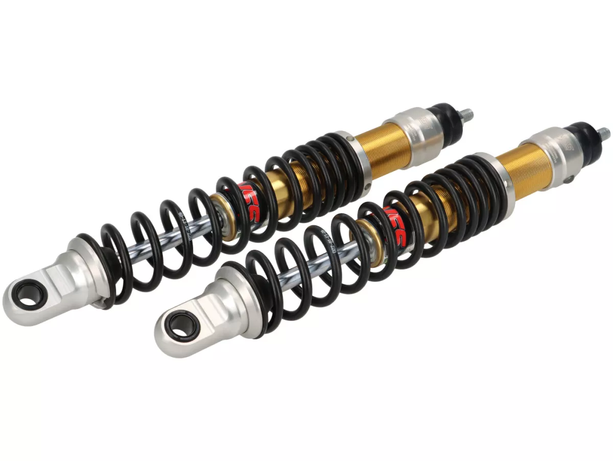 Shock absorber rear -YSS E, 340mm- Vespa GT 125-200, GTL 125-200, GTS 125-300, GTV 125-250