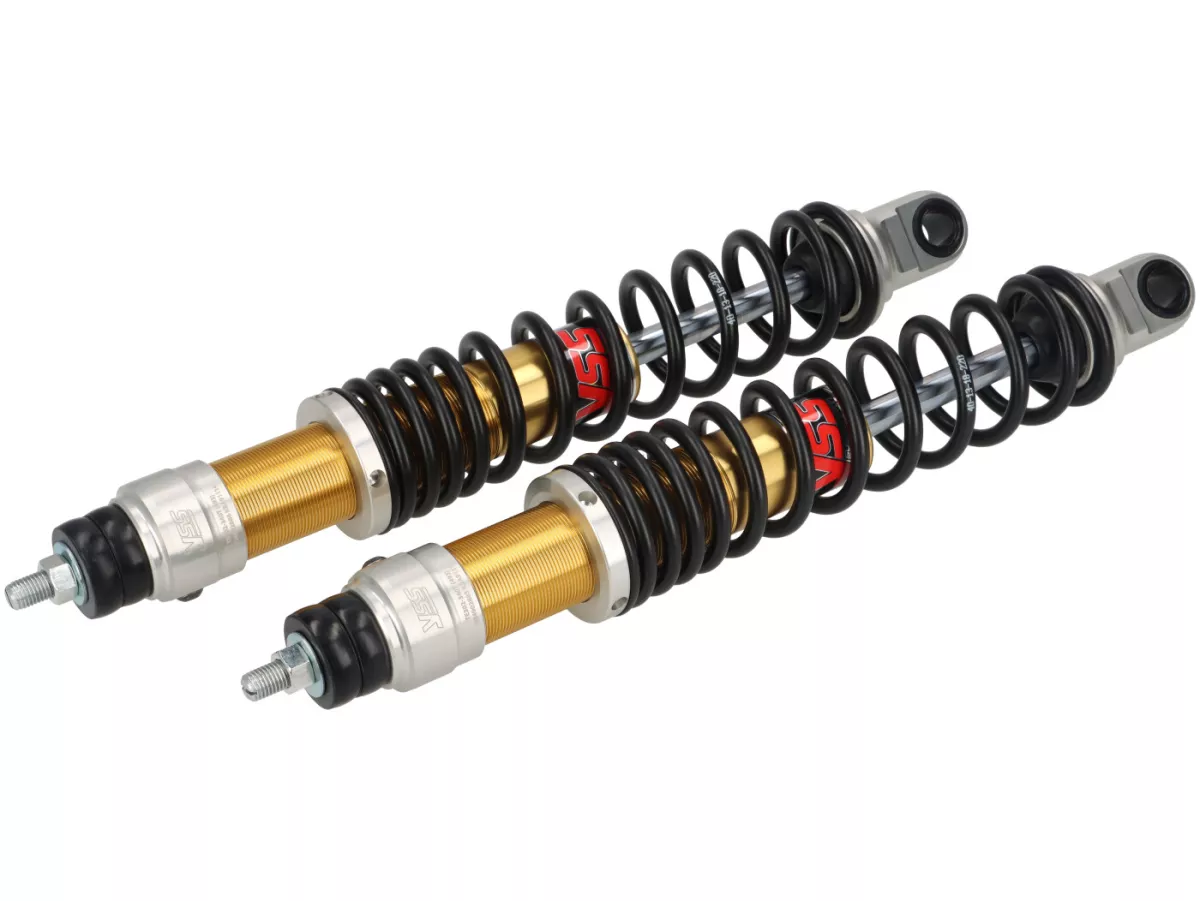 Shock absorber rear -YSS E, 340mm- Vespa GT 125-200, GTL 125-200, GTS 125-300, GTV 125-250