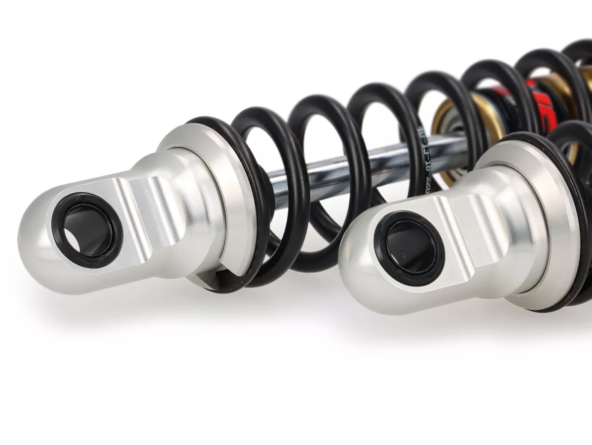 Shock absorber rear -YSS E, 340mm- Vespa GT 125-200, GTL 125-200, GTS 125-300, GTV 125-250