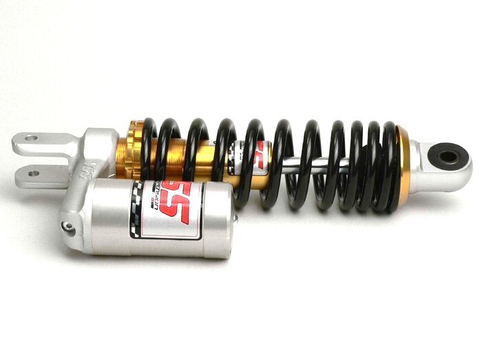 Shock absorber rear -YSS C, 280mm- Yamaha Aerox (YQ50/L, 2-stroke), Neos, BW NG, Bump, Zest, MBK Nitro (YQ50/L, 2-stroke), Ovetto, Booster NG, Track, Peugeot Vivacity, Trekker, Buxy, Zenith, Speedake, Rapido, Metropolis, Aprilia Amico, Gulliver, Beta Quad