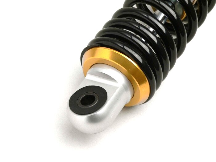 Shock absorber rear -YSS C, 280mm- Yamaha Aerox (YQ50/L, 2-stroke), Neos, BW NG, Bump, Zest, MBK Nitro (YQ50/L, 2-stroke), Ovetto, Booster NG, Track, Peugeot Vivacity, Trekker, Buxy, Zenith, Speedake, Rapido, Metropolis, Aprilia Amico, Gulliver, Beta Quad