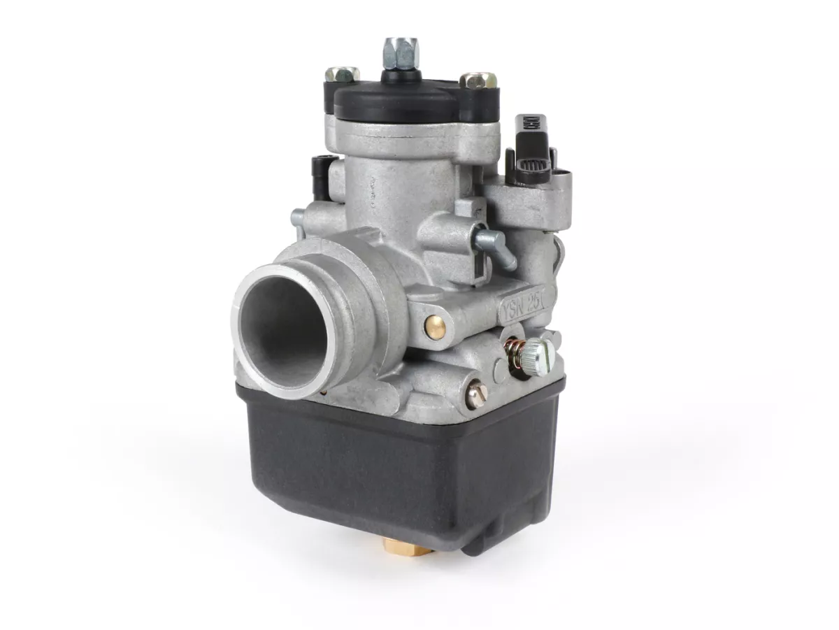 Carburateur -YSN PHBL 25 BS- AW=30mm - zonder vacuüm/olie aansluiting - vouwbare choke