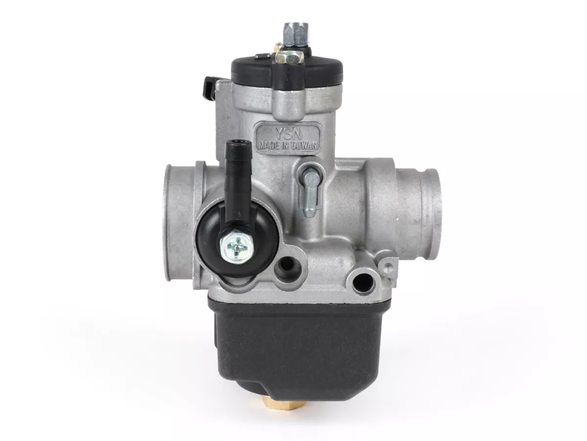 Carburateur -YSN PHBL 25 BS- AW=30mm - zonder vacuüm/olie aansluiting - vouwbare choke