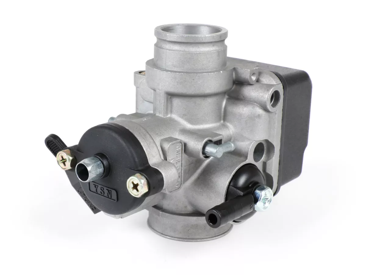 Carburateur -YSN PHBL 25 BS- AW=30mm - zonder vacuüm/olie aansluiting - vouwbare choke