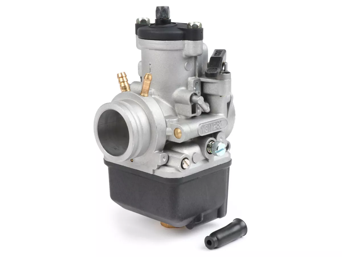 Carburettor -YSN PHBH 28 BS- CS=34mm - with vacuum/oil connection - flip-up choke