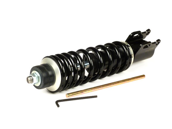 Ammortizzatore anteriore -YSS Pro-X, 185 mm, con TÜV/ABE- Piaggio Zip SP - Molla nera
