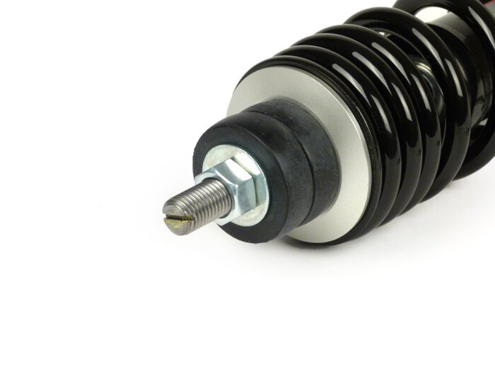 Ammortizzatore anteriore -YSS Pro-X, 195mm, con TÜV/ABE- Vespa V50, PV125, ET3 - Molla nera