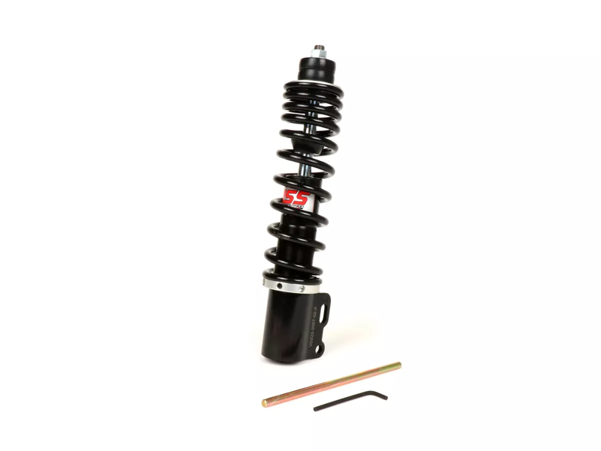Shock absorber front -YSS Pro-X, 200mm, with TÜV/ABE - Vespa PK - black spring