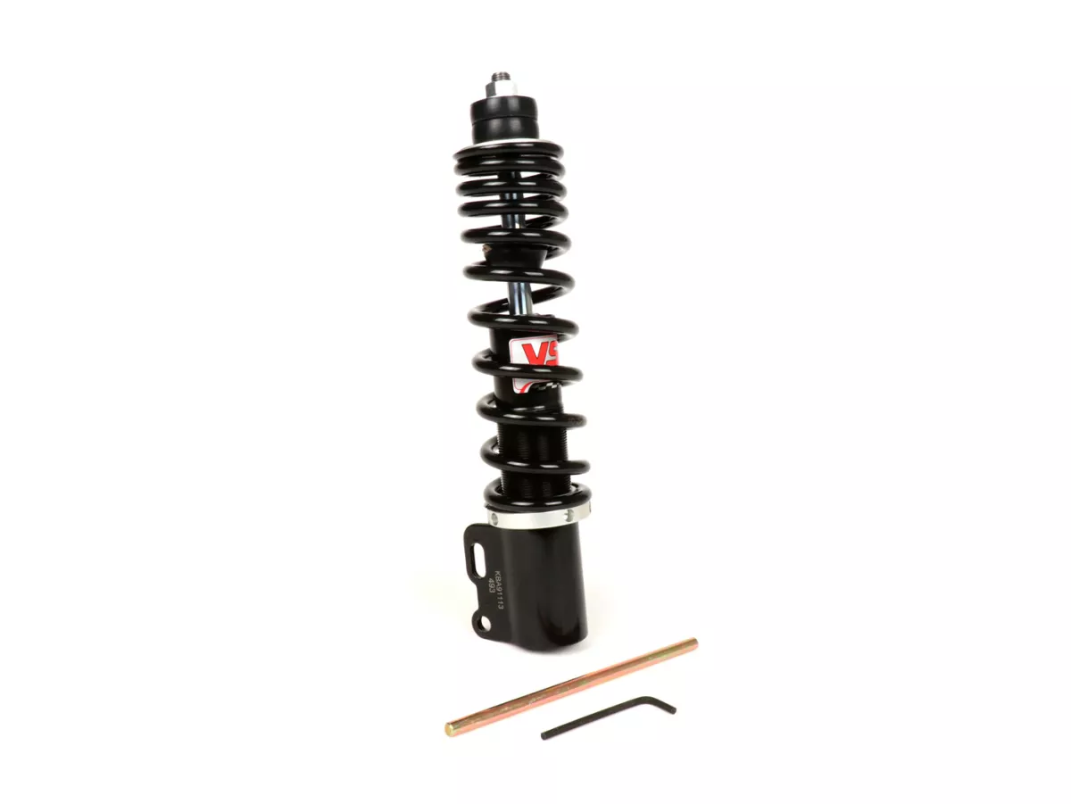 Shock absorber front -YSS Pro-X, 200mm, with TÜV/ABE - Vespa PK - black spring