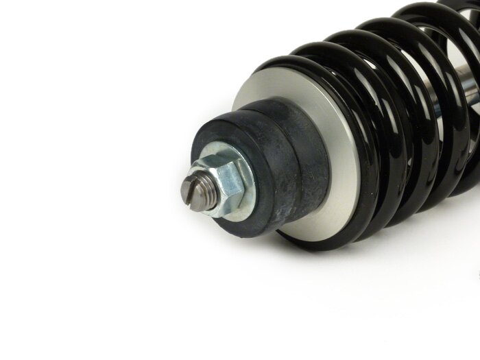 Shock absorber front -YSS Pro-X, 240mm- Vespa GT 125-200, GTL 125-200, GTS 125-300 (-2013, 2017-2022), GTV 125-250, Piaggio Hexagon (EXS1T, EXV1T, ZAPM06) - black spring