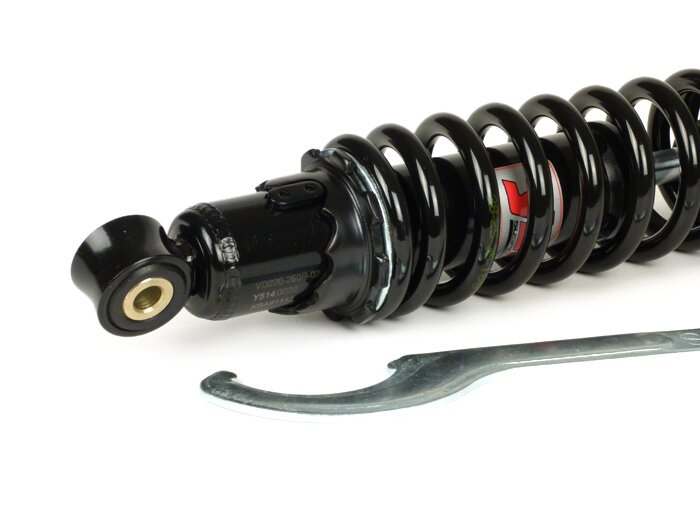 Stoßdämpfer vorne -YSS Pro-X, 260mm, mit TÜV/ABE- Peugeot Speedfight - Schwarze Feder