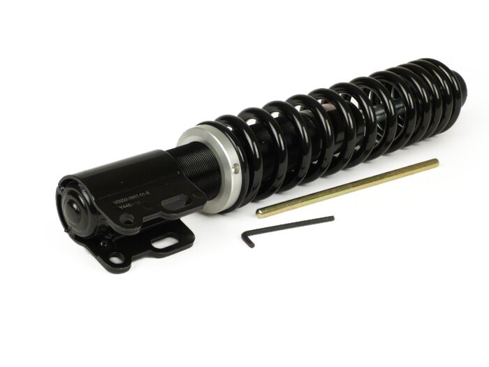 Ammortizzatore anteriore -YSS Pro-X, 265mm, con molla TÜV/ABE- Vespa Cosa - Nero