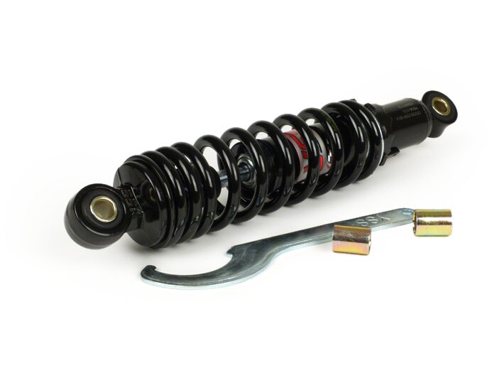 Bakre stötdämpare -YSS Pro-X, 270 mm, med TÜV/ABE- Italjet Dragster 50 - Svart fjäder