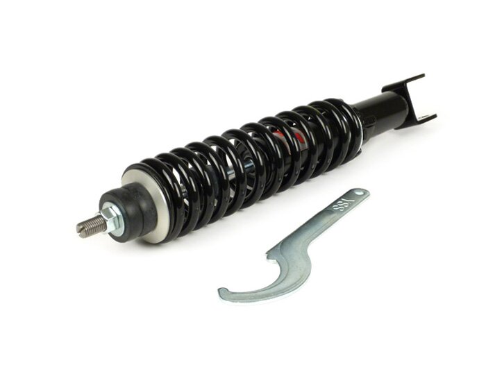 Peredam kejut belakang -YSS Pro-X, 310mm, dengan TÜV/ABE- Piaggio Free, Liberty 50, Sfera 50, Sfera 80, Sfera 50 RST, Vespa ET4 125 (ZAPM04) - Pegas hitam