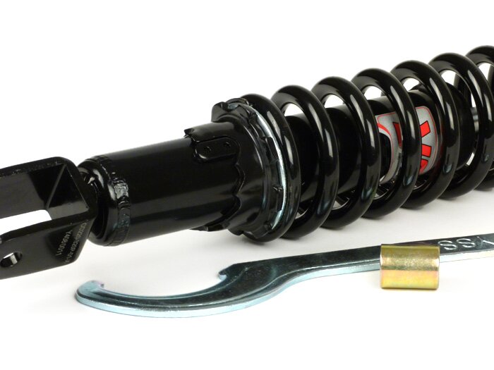 Shock absorber rear -YSS Pro-X, 320mm- Malaguti F15 - black spring