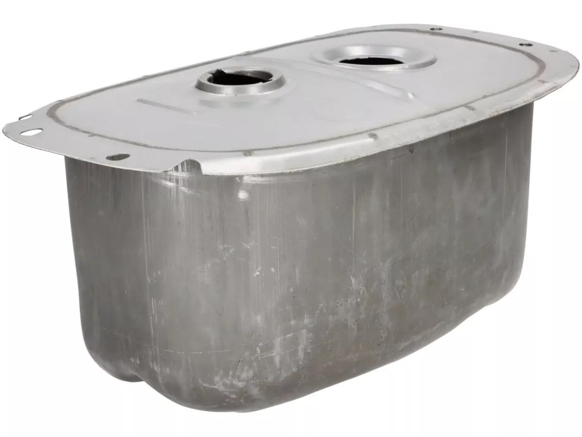Fuel tank -PREMIUM, oiled sheet metal- Vespa PX EFL (since 1984) - non autolube version and fuel gauge