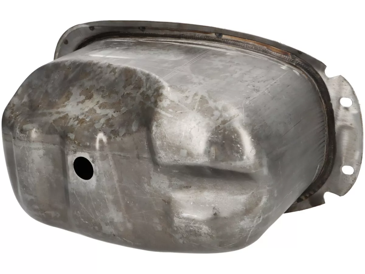 Fuel tank -PREMIUM, oiled sheet metal- Vespa PX EFL (since 1984) - non autolube version and fuel gauge