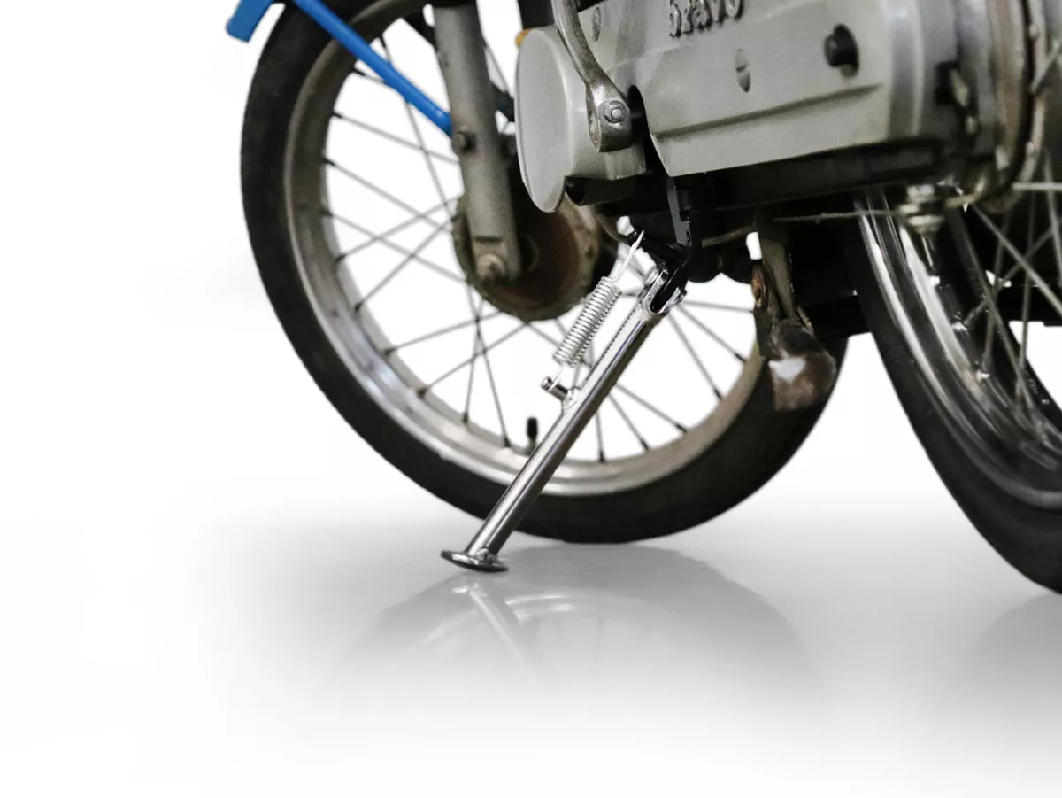Side stand -OEM QUALITY- Piaggio Bravo - chrome