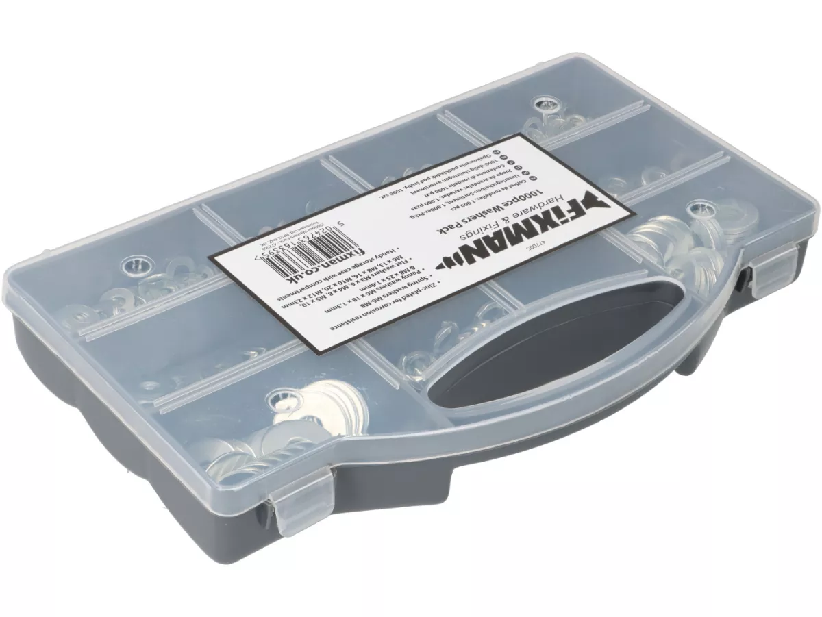 Washer assortment box -OEM- M3-M12, 1000 pcs.