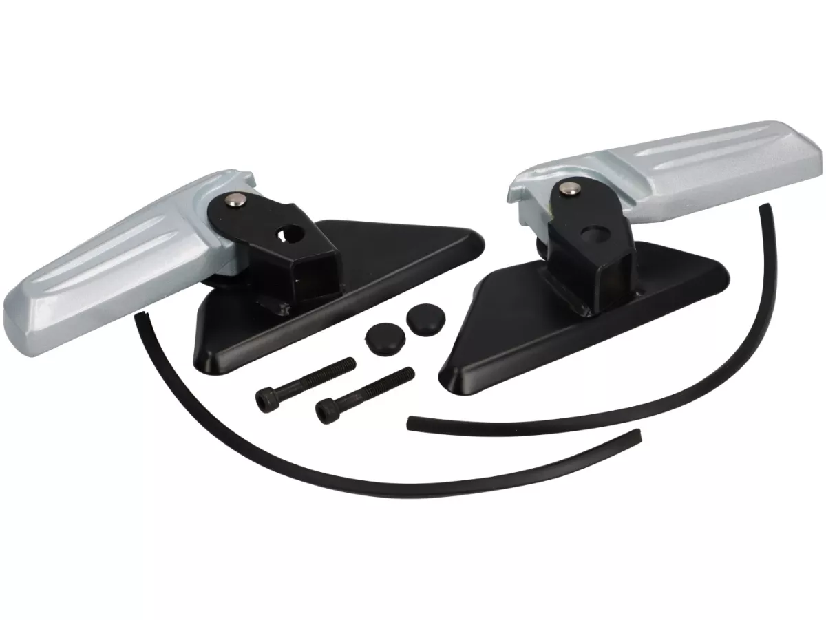 Set pijakan kaki -OEM- Vespa Primavera 50-150, Sprint 50-150 - perak