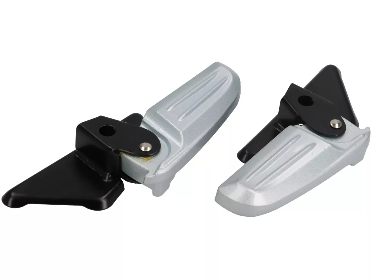 Set pijakan kaki -OEM- Vespa Primavera 50-150, Sprint 50-150 - perak