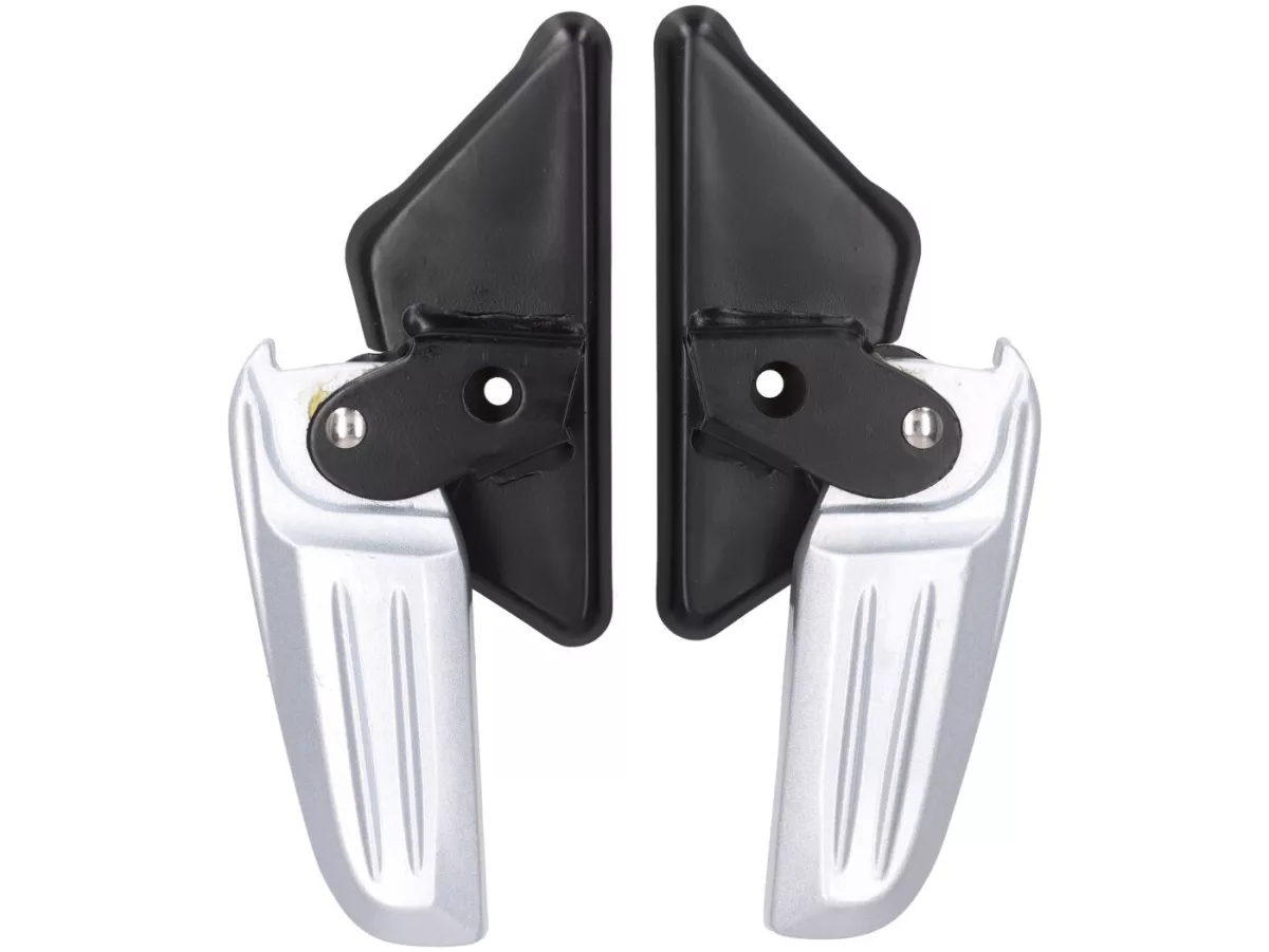Set pijakan kaki -OEM- Vespa Primavera 50-150, Sprint 50-150 - perak