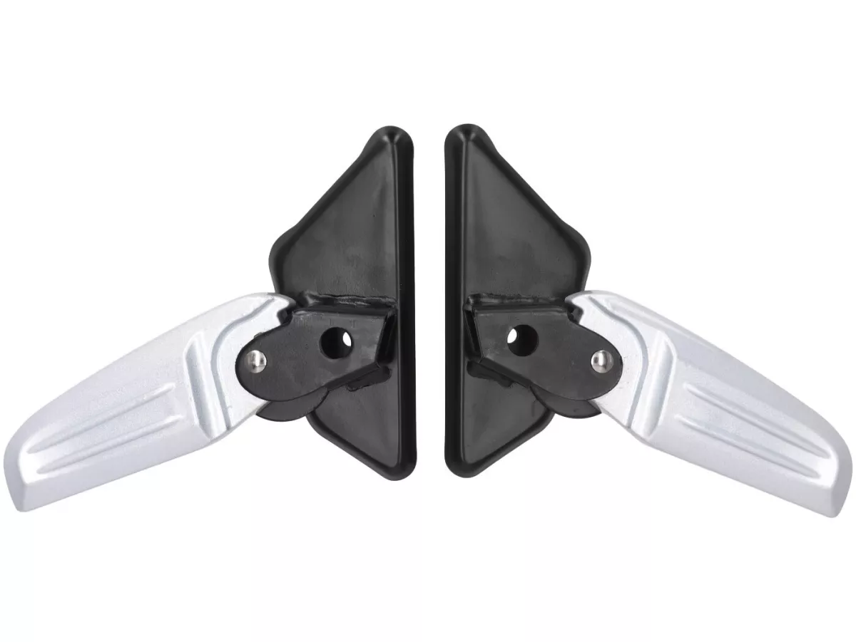 Set pijakan kaki -OEM- Vespa Primavera 50-150, Sprint 50-150 - perak