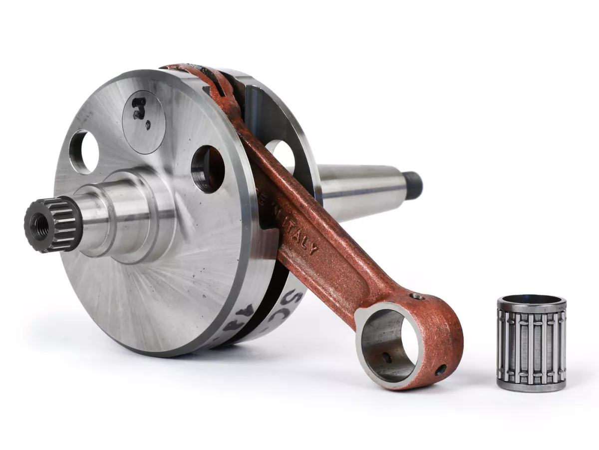 Vilebrequin -LAMBRETTA- pour Killercase HPC course 64mm, bielle 120mm, axe de piston 18mm- Lambretta DL/GP