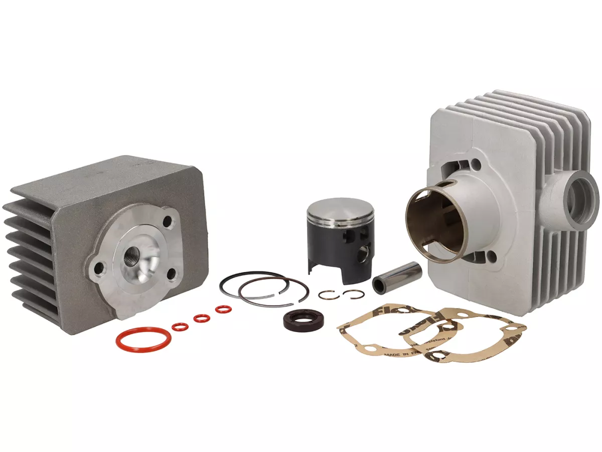 Cilinder -QUATTRINI M43- Ø43mm, 63 ccm - Piaggio Ciao, Si, Bravo, Super Bravo, Boxer