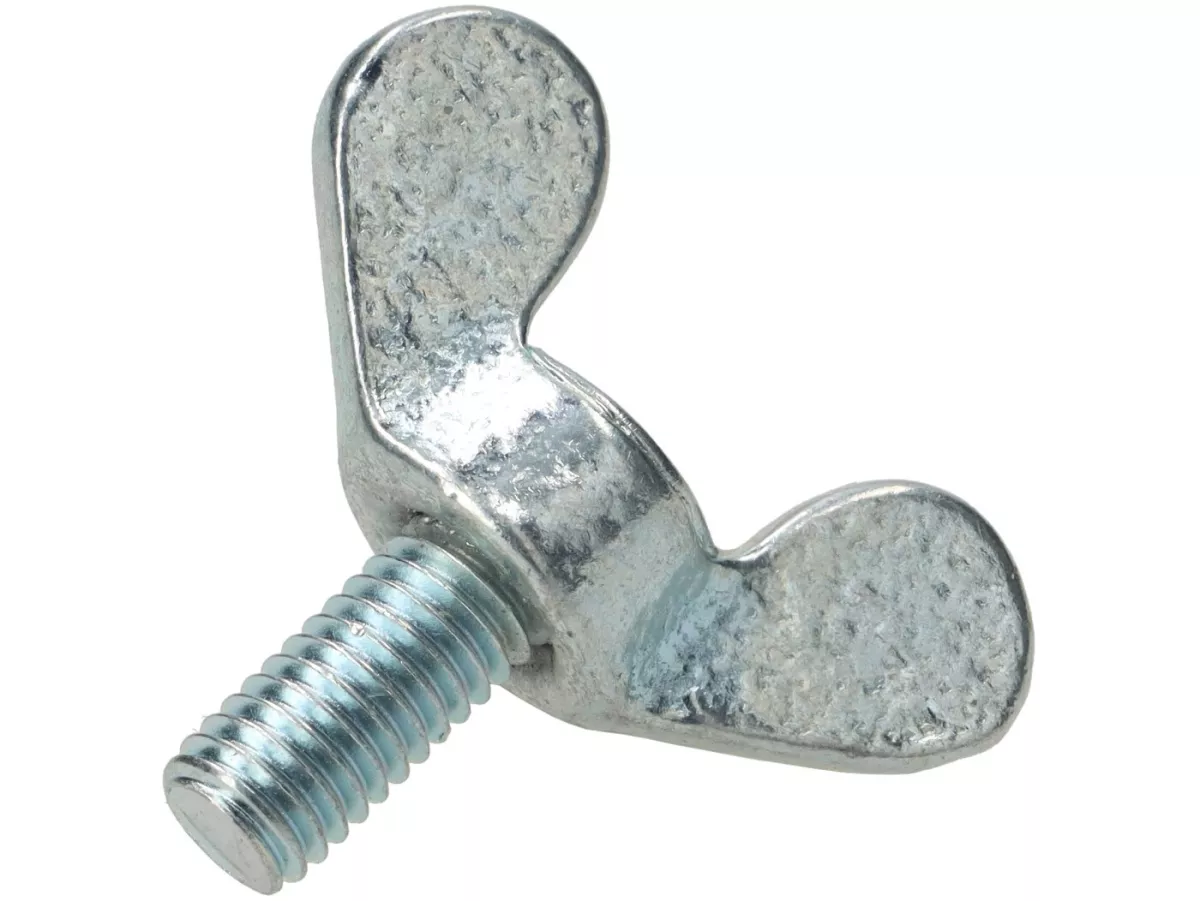 Wing screws round wing shape -DIN 316- TEMPERGUSS - galvanized