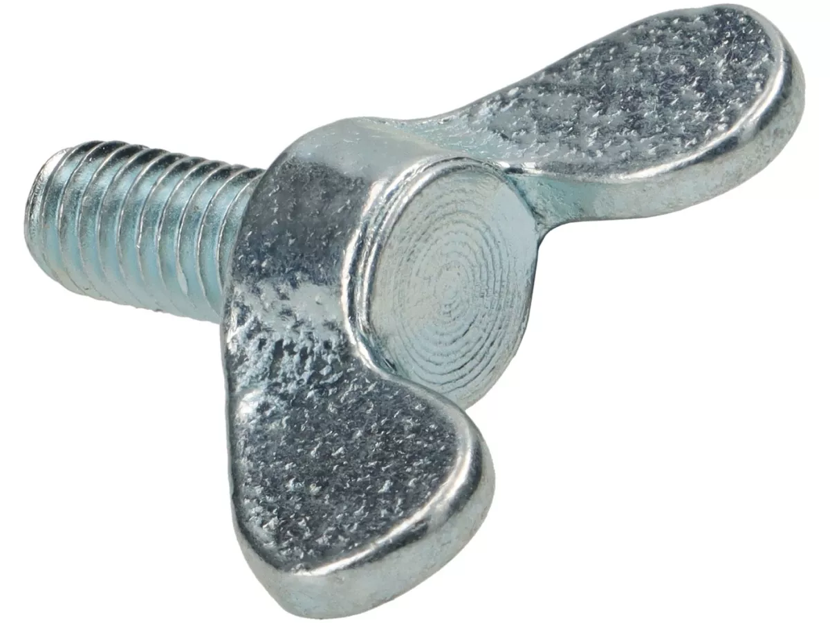 Wing screws round wing shape -DIN 316- TEMPERGUSS - galvanized