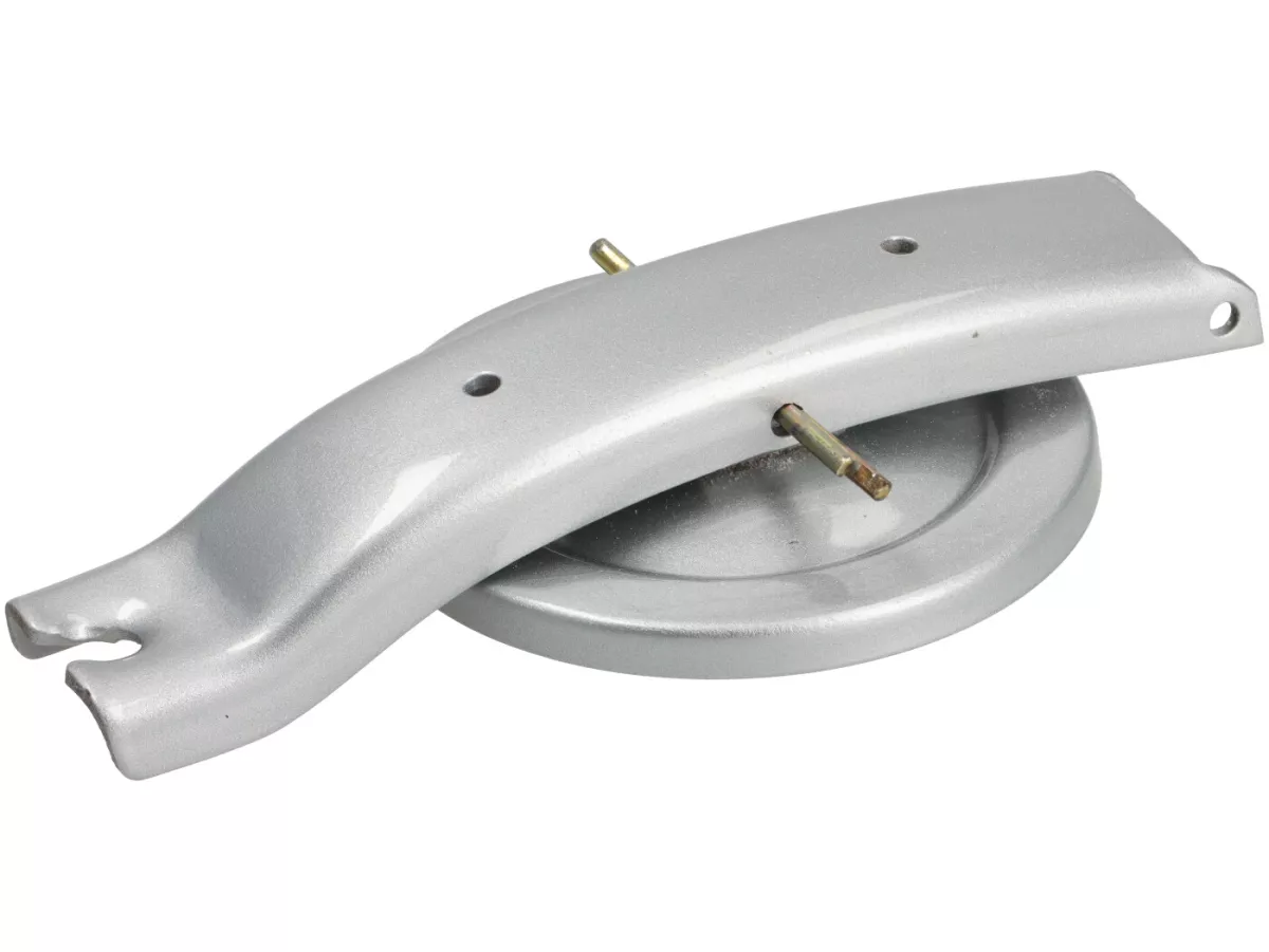 Fuel tank cap -VESPA- Rally180 (VSD1T), Rally200 (VSE1T), SS180 (VSC1T), GS160 / GS4 (VSB1T) - silver painted