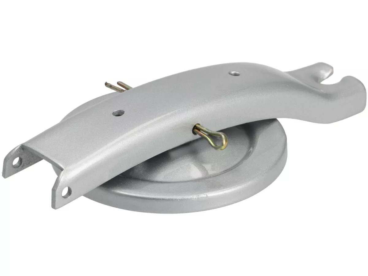 Fuel tank cap -VESPA- Rally180 (VSD1T), Rally200 (VSE1T), SS180 (VSC1T), GS160 / GS4 (VSB1T) - silver painted