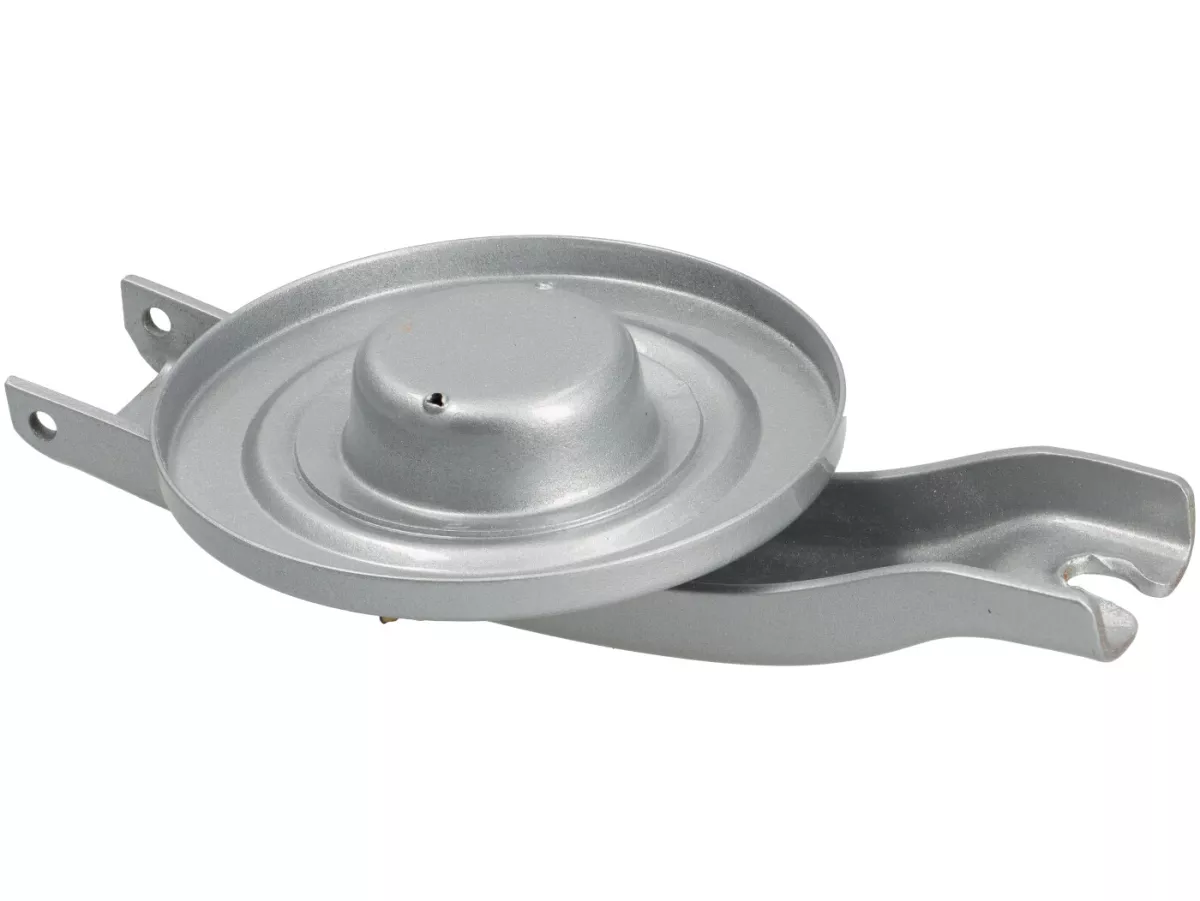 Fuel tank cap -VESPA- Rally180 (VSD1T), Rally200 (VSE1T), SS180 (VSC1T), GS160 / GS4 (VSB1T) - silver painted