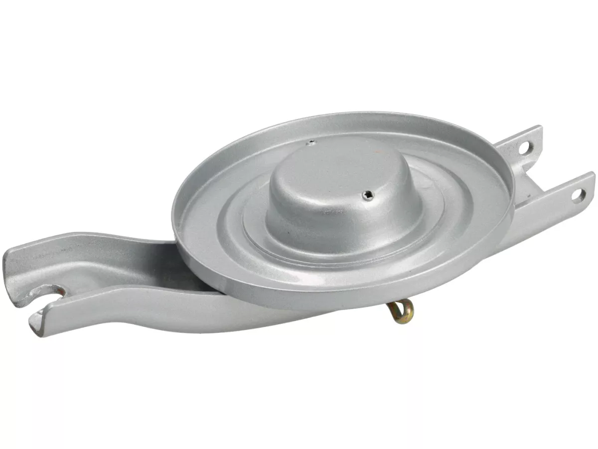 Fuel tank cap -VESPA- Rally180 (VSD1T), Rally200 (VSE1T), SS180 (VSC1T), GS160 / GS4 (VSB1T) - silver painted