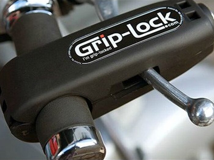 Bloqueo - Bloqueo de seguridad - Bloqueo de la maneta de freno -GRIP LOCK- para maneta de freno, maneta de embrague - negro