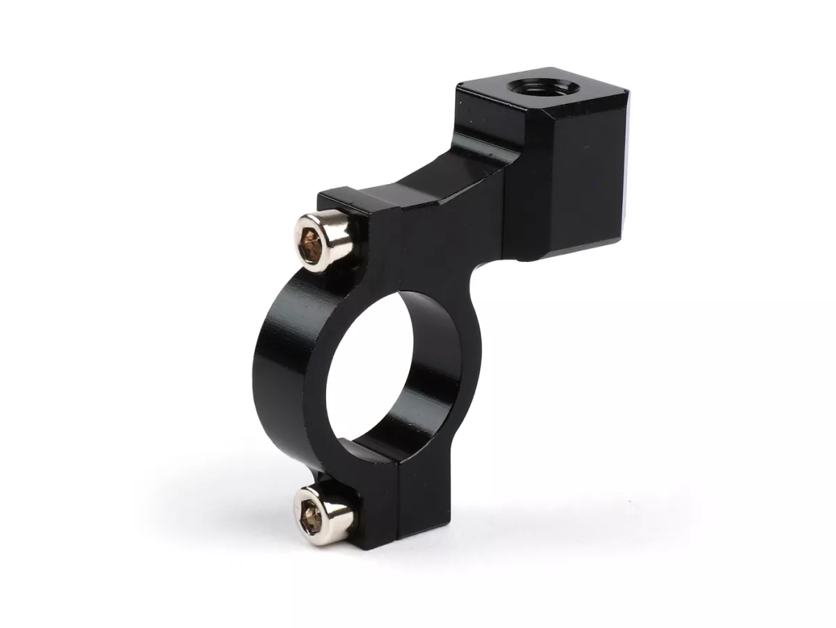 Spiegelhouder -CNC- Ø=22,2mm- Piaggio Bravo, Ciao, Boxer, Si - schroefdraad M8