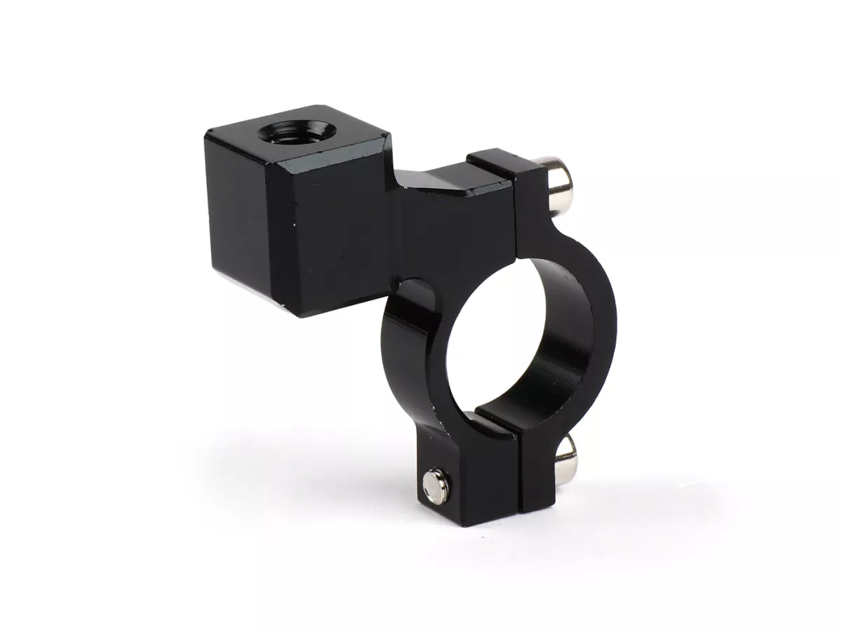 Spiegelhouder -CNC- Ø=22,2mm- Piaggio Bravo, Ciao, Boxer, Si - schroefdraad M8