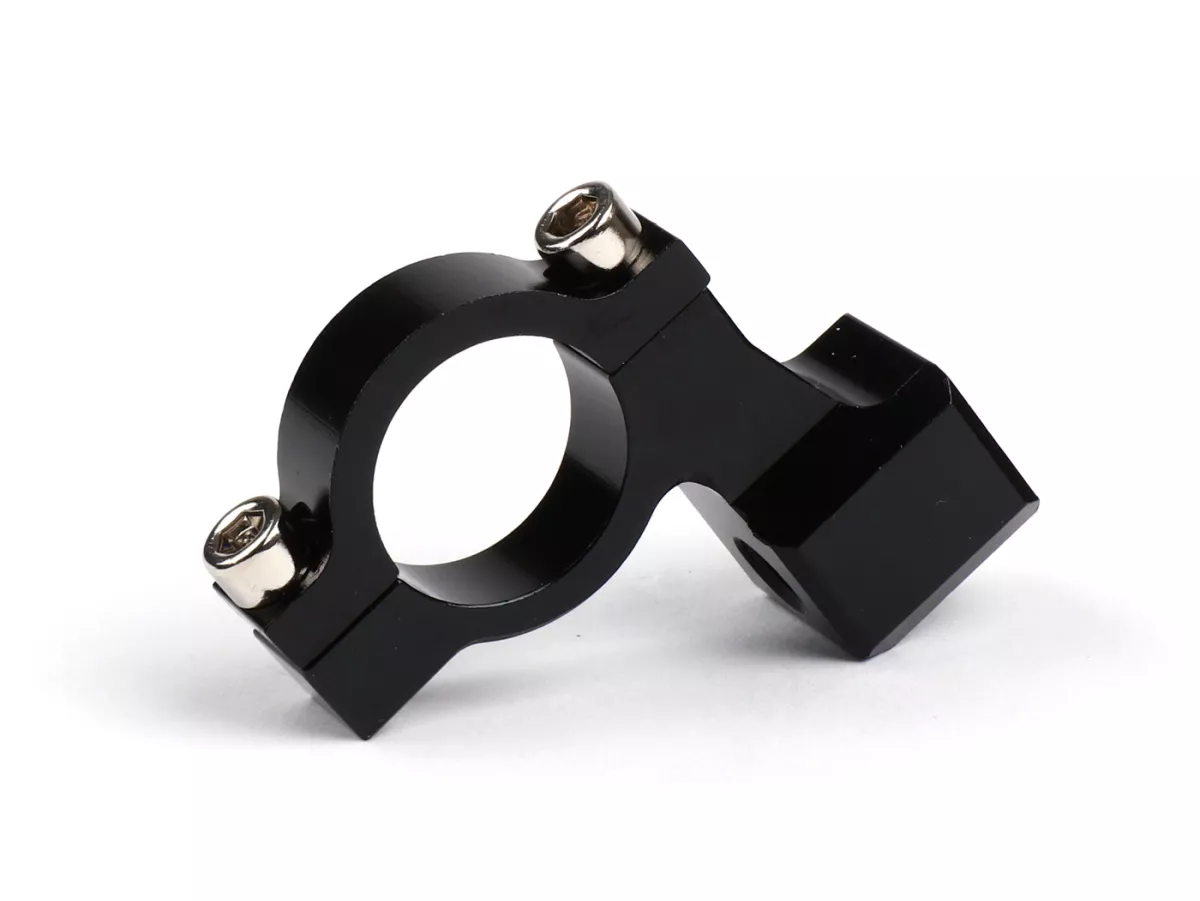 Spiegelhouder -CNC- Ø=22,2mm- Piaggio Bravo, Ciao, Boxer, Si - schroefdraad M8