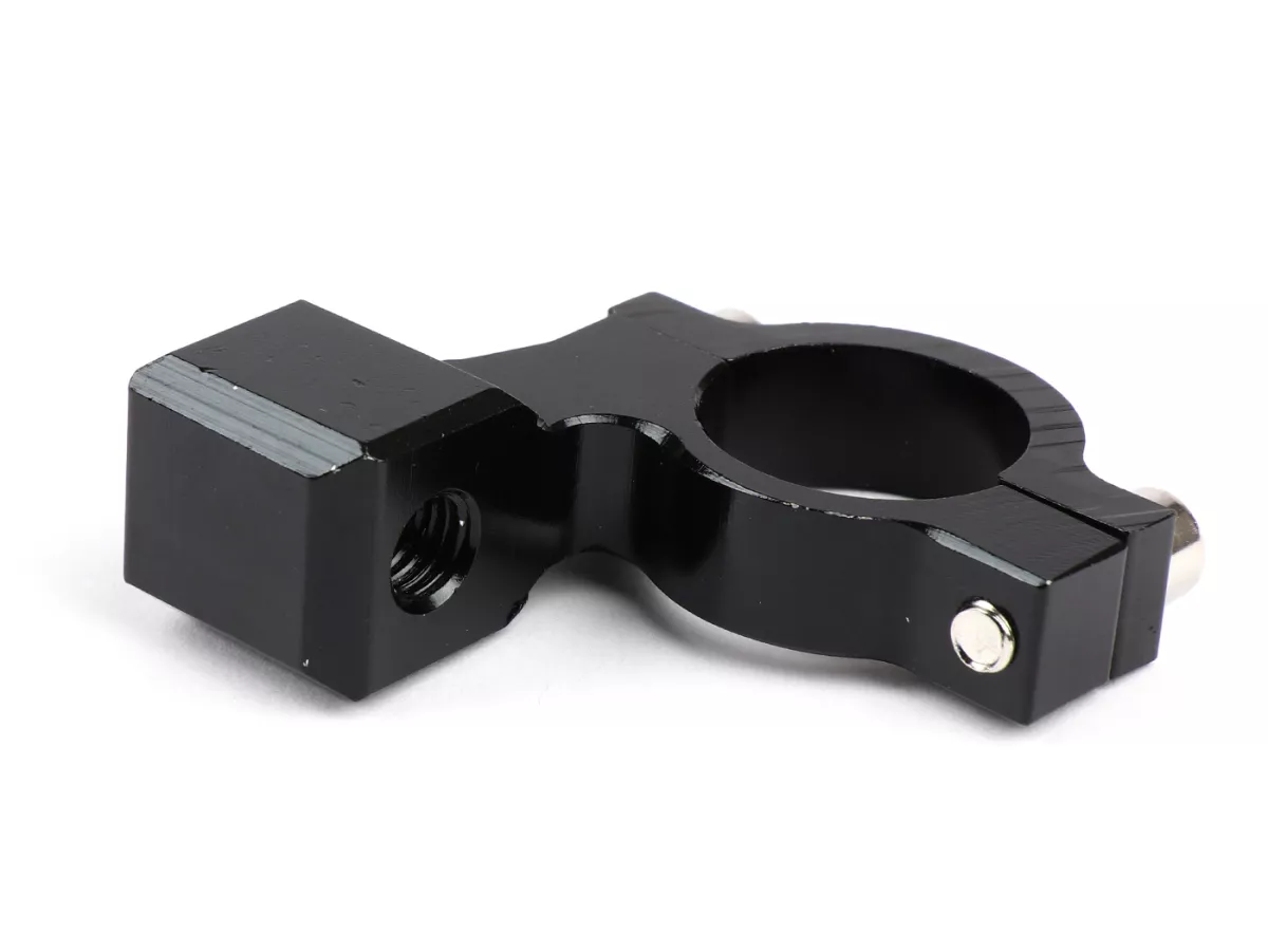 Spiegelhouder -CNC- Ø=22,2mm- Piaggio Bravo, Ciao, Boxer, Si - schroefdraad M8