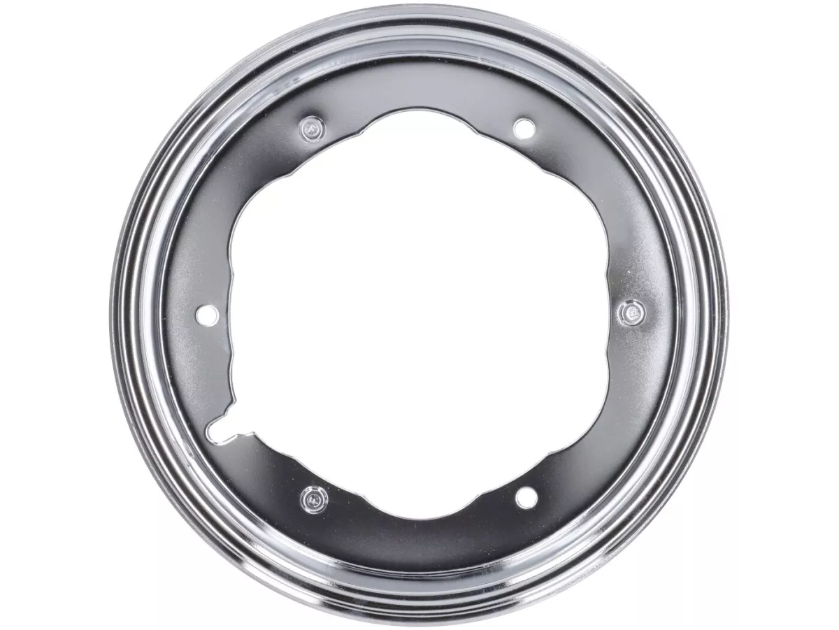 Llanta de conversión de 9 a 10 pulgadas -JOCKEYS BOXENSTOP- Lambretta J50, J125 - cromada