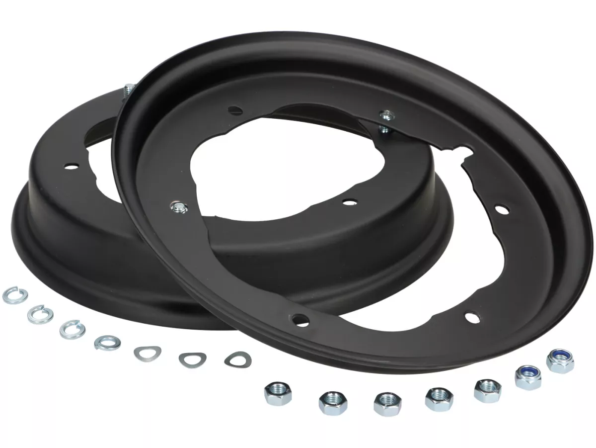 Jante de conversion de 9 à 10 pouces -JOCKEYS BOXENSTOP- Lambretta J50, J125 - noir