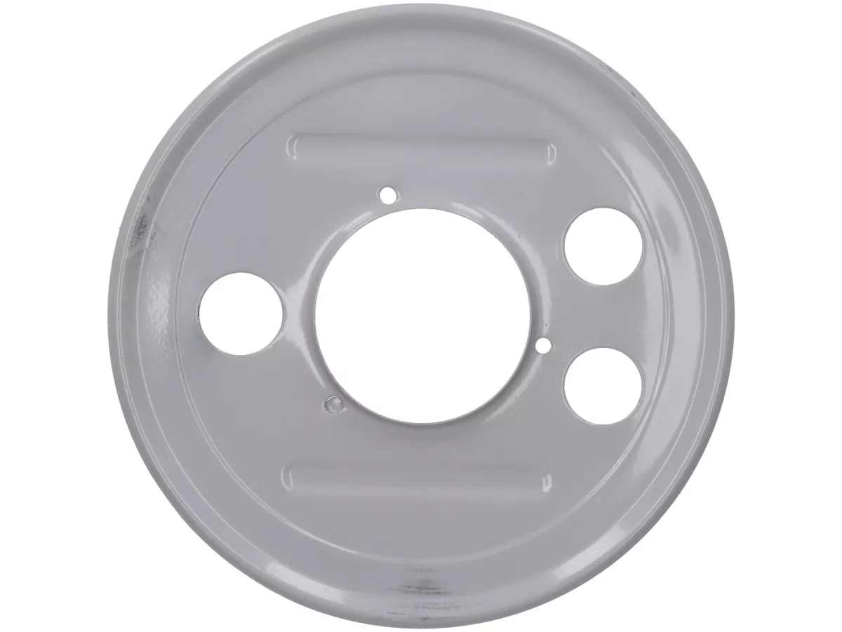Guardapolvo tambor freno trasero 10 pulgadas -VESPA- Vespa PX, Rally180 (VSD1T), Rally200 (VSE1T), Sprint150 (VLB1T), TS125 (VNL3T), GT125 (VNL2T), GTR125 (VNL2T) - Gris