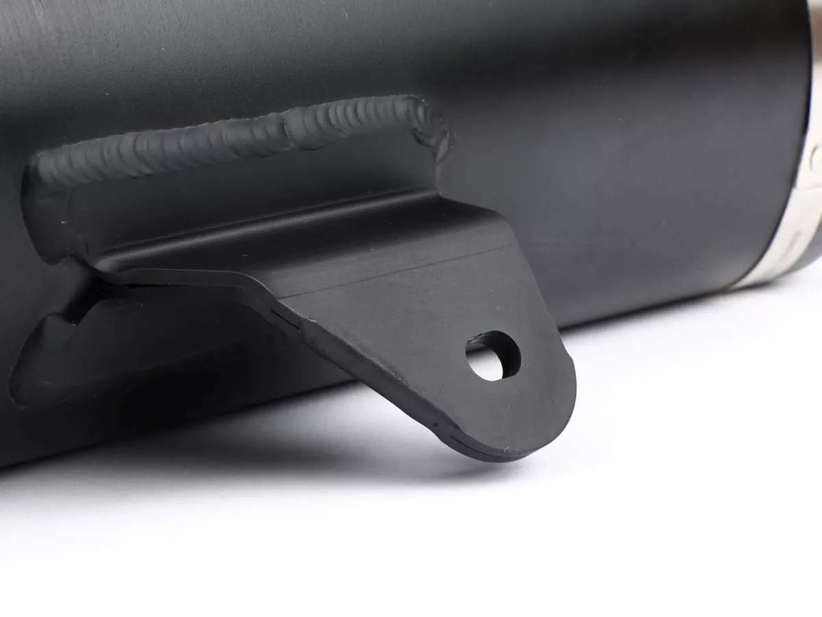 Silencer- ARROW Urban- Dark Aluminium with carbon end cap - Vespa GTS Super HPE 300 (Euro 5, ZAPMD3100, ZAPMD3101, ZAPMD3101, ZAPMD3103, ZAPMD3104) - Vespa GTV 300ie Keyless HPE ABS (2023, ZAPMD3108)