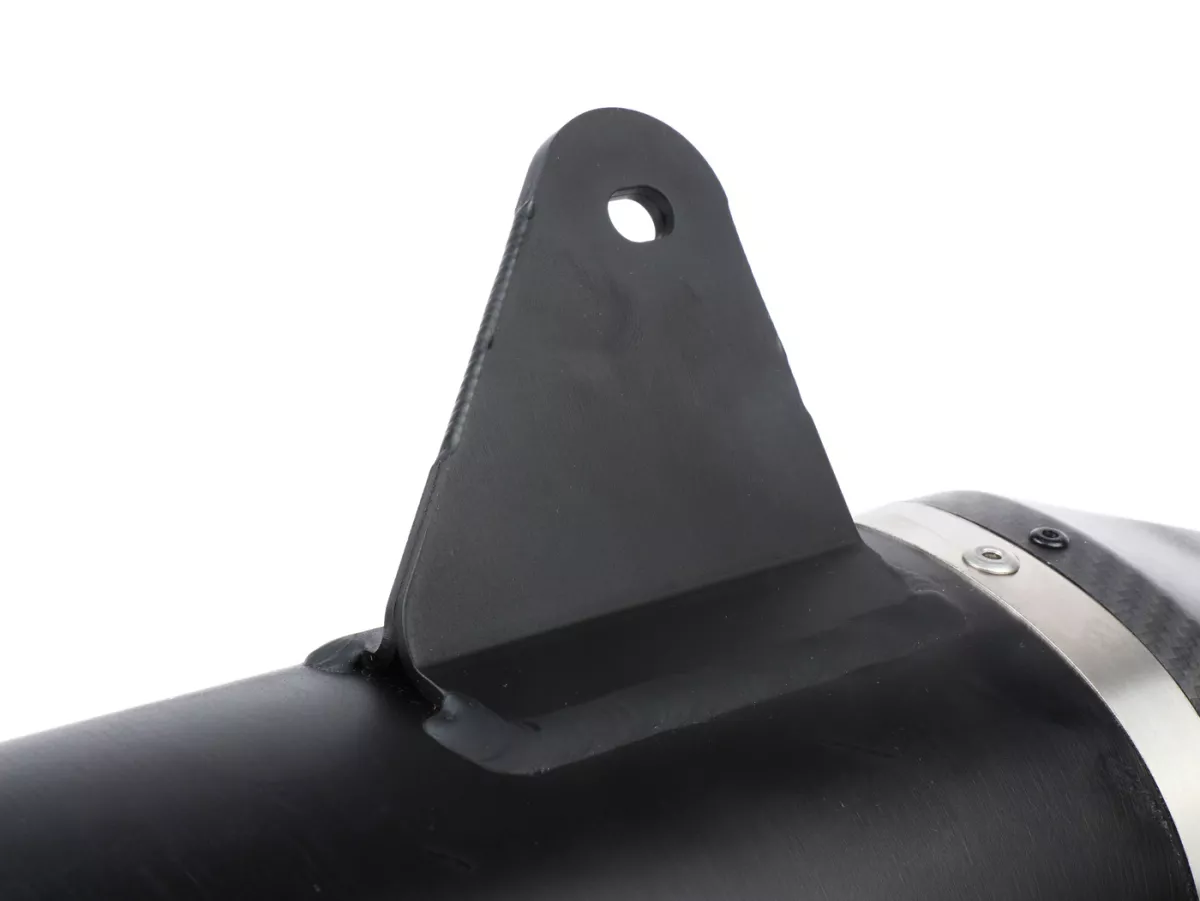 Silencer- ARROW Urban- Dark Aluminium with carbon end cap - Vespa GTS Super HPE 300 (Euro 5, ZAPMD3100, ZAPMD3101, ZAPMD3101, ZAPMD3103, ZAPMD3104) - Vespa GTV 300ie Keyless HPE ABS (2023, ZAPMD3108)